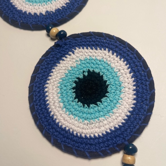 Evil eye wall hanging from Indonesia - Picture 2 of 4